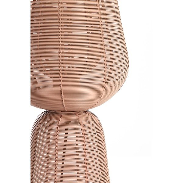 Svijetlo crvena stolna lampa (visina 42 cm) Aboso – Light & Living-image-1