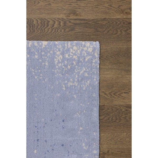 Svijetlo plavi vuneni tepih 200x300 cm Folds – Agnella-image-3