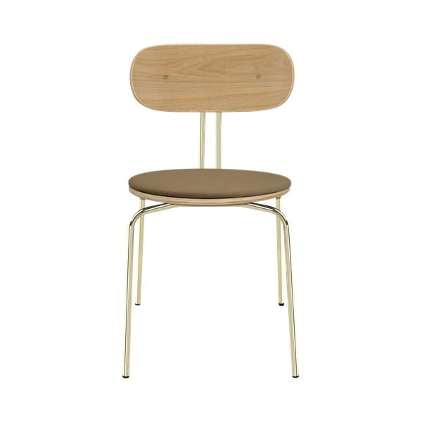 Blagovaonska stolica u zlatnoj boji/svjetlo smeđa Curious – UMAGE-image-2