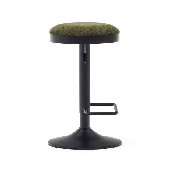 Tamno zelene podstavljene barske stolice u setu podesive visine 2 kom (visine sjedala 53,5 cm) Zaib – Kave Home-image-3