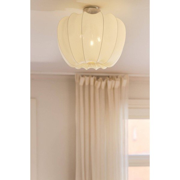 Krem tekstilna stropna svjetiljka ø 50 cm Pion – Jotex-image-1