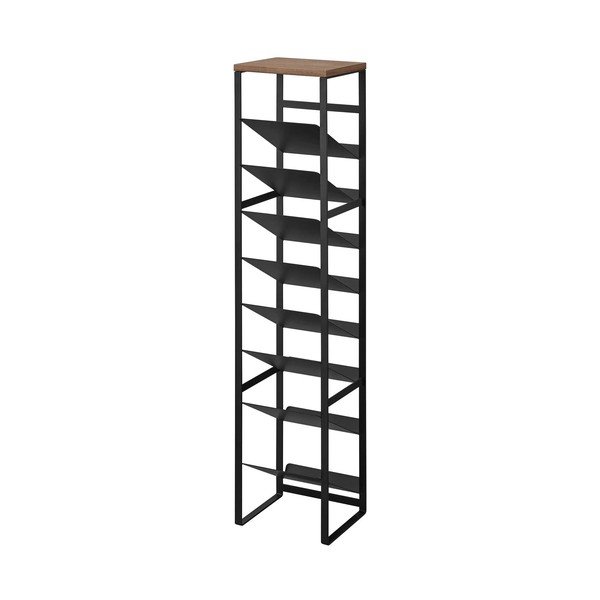 Crni metalni držač za boce vina broj boca 16 kom 20x88,5x19 cm Tower – YAMAZAKI