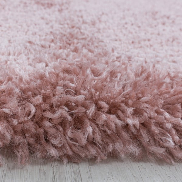 Ružičasti okrugli tepih ø 160 cm Fluffy – Ayyildiz Carpets-image-3