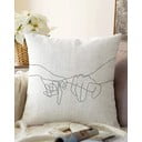 Jastučnica s udjelom pamuka Minimalist Cushion Covers Pinky, 55 x 55 cm