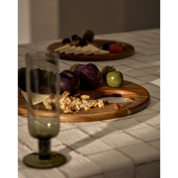 Drvena daska za rezanje za serviranje ø 36 cm Klot – Kave Home-image-2