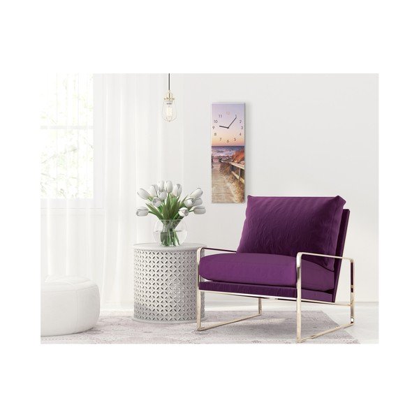 Zidni sat Styler Glassclock Sunset, 20 x 60 cm-image-2