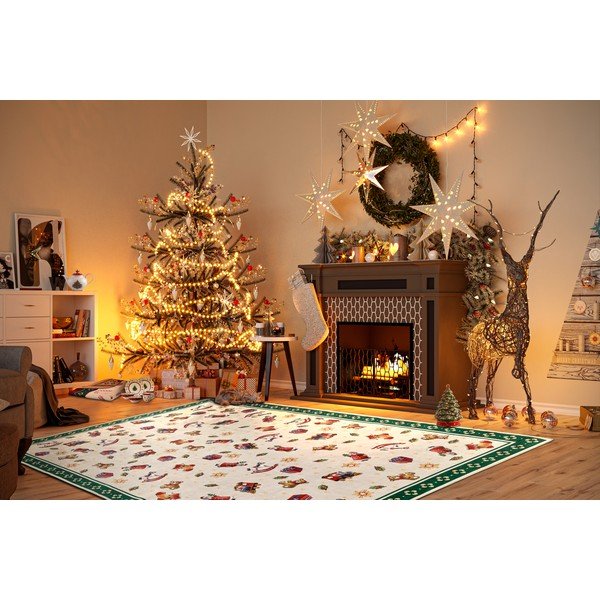 Zeleni tepih s božićnim motivom 160x230 cm Green Christmas – Villeroy&Boch-image-1
