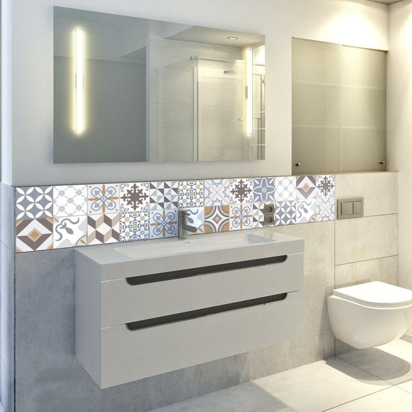Set od 24 naljepnice Ambiance Beige Tiles-image-2