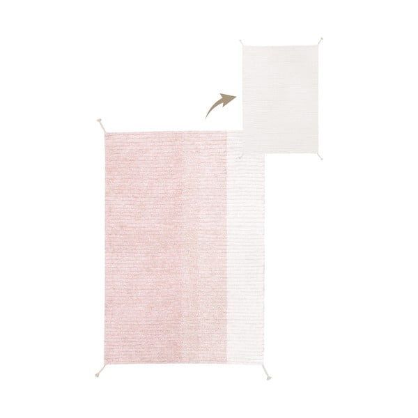 Svijetlo ružičasti pamučan tepih 120x160 cm Gelato Pink – Lorena Canals