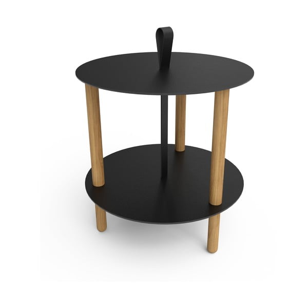 Okrugao pomoćni stol ø 48 cm Strap L Bull – LIND DNA