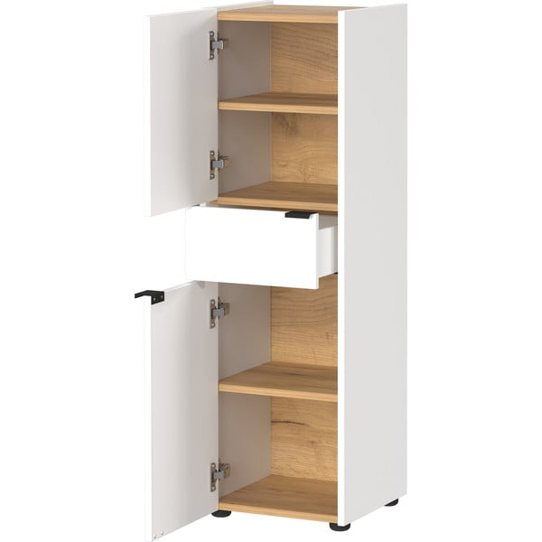 Bijeli visok kupaonski ormarić 34x111 cm Forano – Germania-image-1