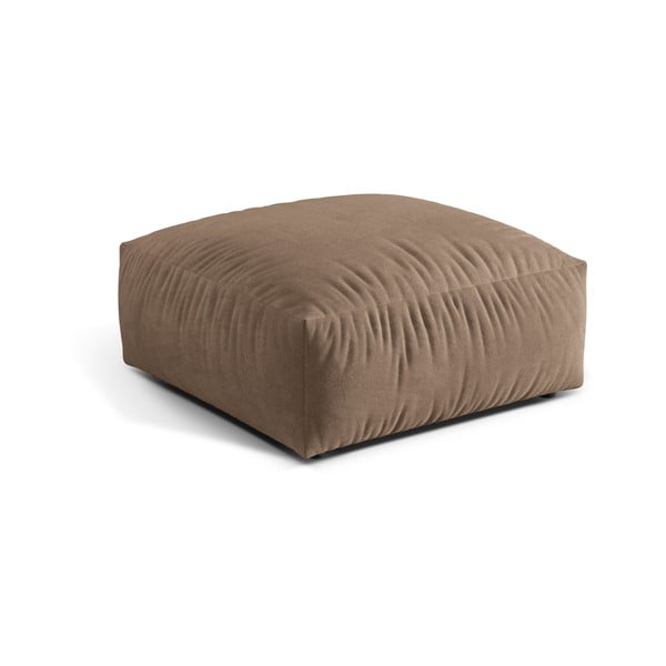 Svjetlo smeđi baršunast modularni tabure Martina – Micadoni -image-1