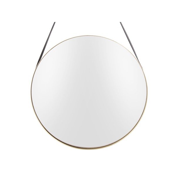 Zidno ogledalo s okvirom zlatne boje PT LIVING Balanced, ø 47 cm-image-1