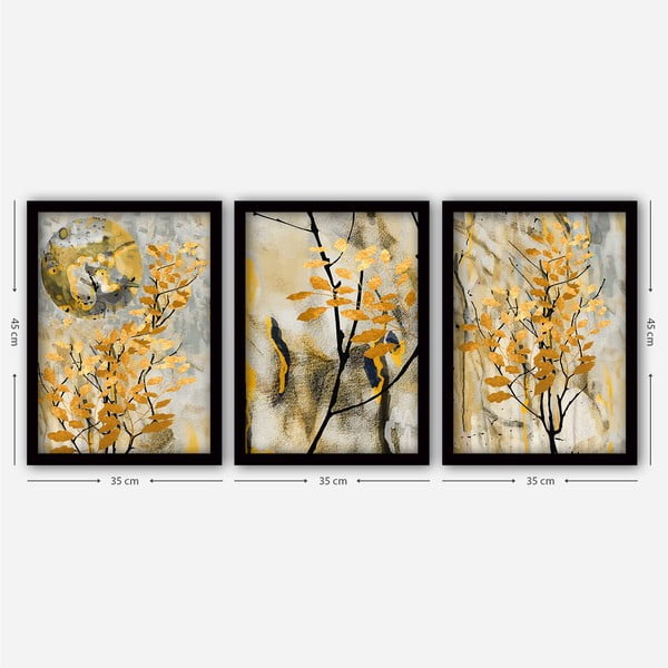 Slike u setu 3 kom 35x45 cm – Wallity-image-1