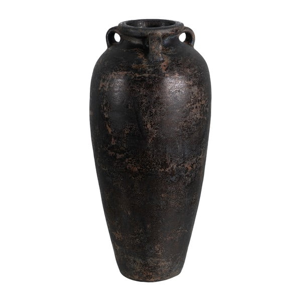 Tamno smeđa visoka vaza od terakote (visina 60 cm) Artem – Ixia