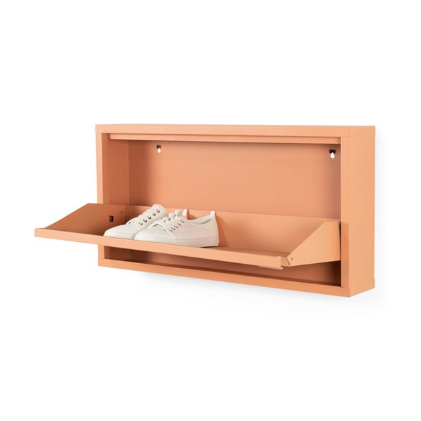 Metalni preklopni ormarić za cipele u boji lososa 75x37,5x12,5 cm Billy – Spinder Design-image-2