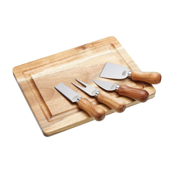 Set noževa za sir i bagremove daske, 25,5x20x1 cm