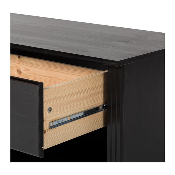 Smeđi TV set od masivnog bora 140x223 cm Anita – Støraa-image-4