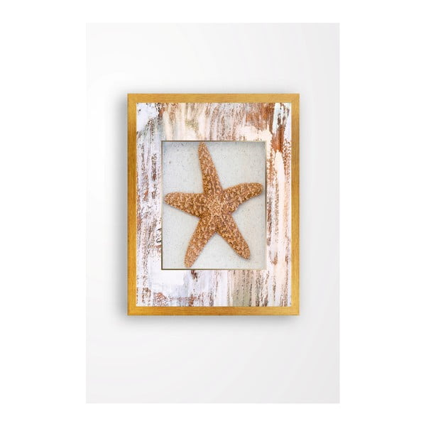 Zidna slika na platnu Tablo Centar Starfish, 29 x 24 cm