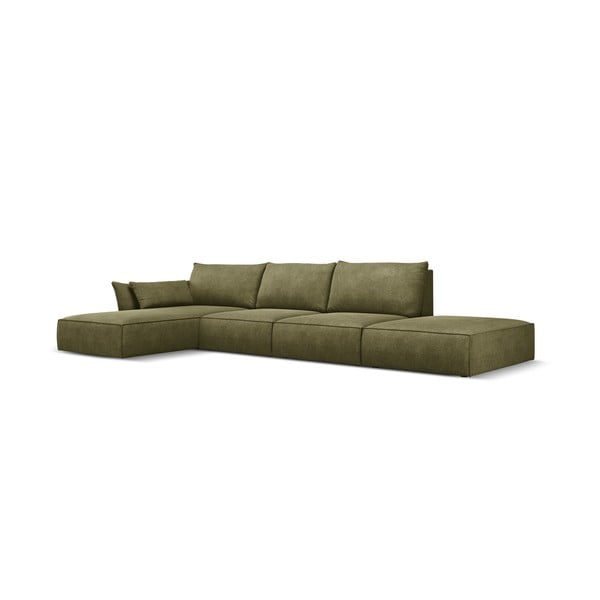 Zelena kutna garnitura (lijevi kut) Vanda - Mazzini Sofas-image-2