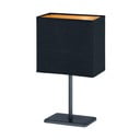 Crna stolna lampa s tekstilnim sjenilom (visina 30 cm) Kate – Fischer & Honsel