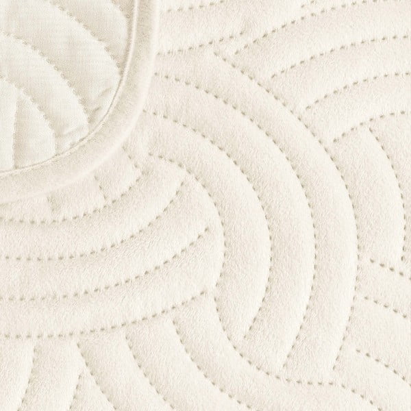 Bež prekrivač od samta 220x240 cm Solange – douceur d'intérieur-image-4