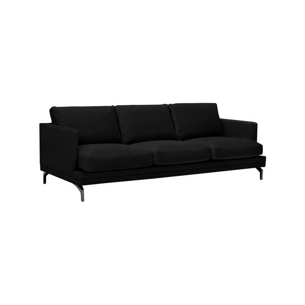 Crna sofa s bazom u crnoj boji Windsor &amp; Co Sofas Jupiter-image-1