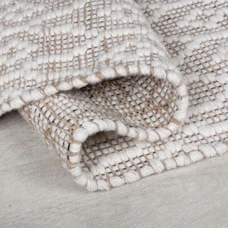 Svijetlo sivi ručno rađen vunen tepih 80x150 cm Dream – Flair Rugs
