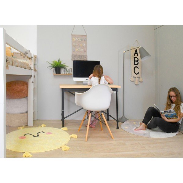 Periv/ručno rađen pamučan dječji tepih ø100 cm Believe in Yourself – Lorena Canals-image-3