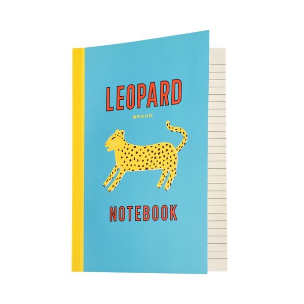 Bilježnica 60 stranica A5 format Leopard - Rex London-image-1