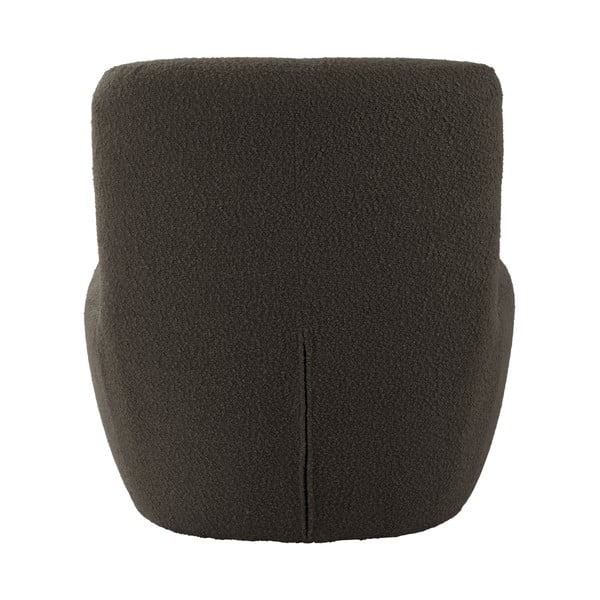 Siva/smeđa fotelja od bouclé tkanine Ada – Leitmotiv-image-3