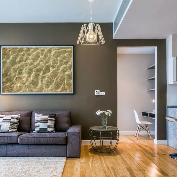 Stropna lampa u bijeloj prirodnoj boji 55x30 cm - Squid Lighting-image-1