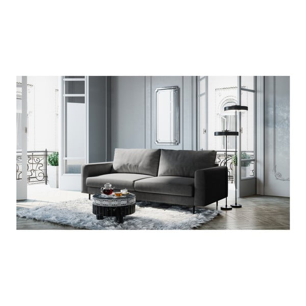 Tamnosiva sofa Devichy Levie, 222 cm-image-3