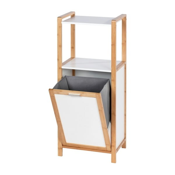 Bijela/u prirodnoj boji od bambusa kupaonska polica 40x95 cm Finja – Wenko-image-2