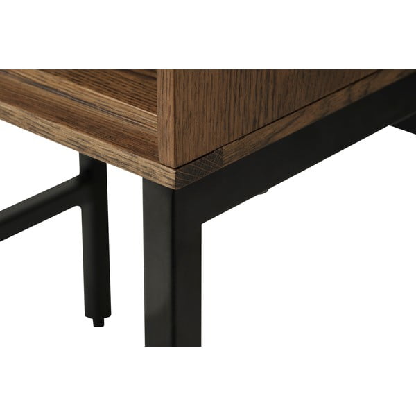 Pomoćni stol s pločom stola u dekoru hrasta 40x45 cm Modica – Unique Furniture-image-4