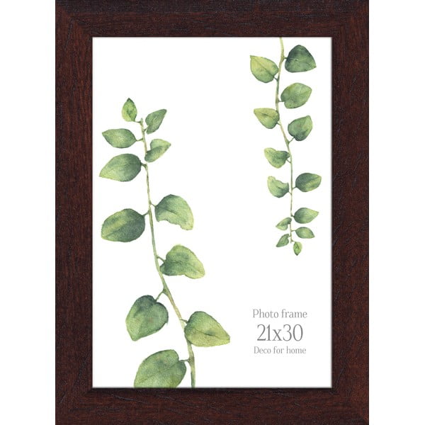 Smeđi zidni okvir Styler Narvik, 27 x 36 cm