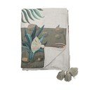 Zelena deka 130x155 cm Peacock – Bloomingville