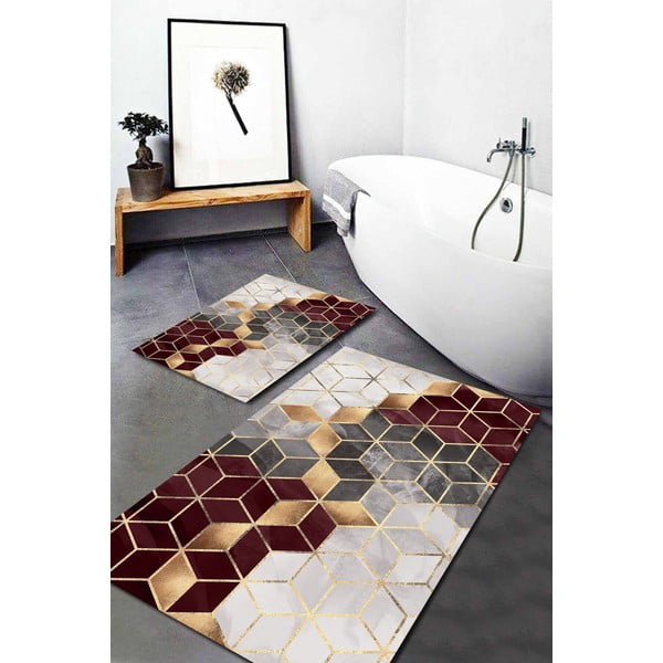 Kupaonske prostirke u setu od 2 kom Optic2 - Mila Home-image-1