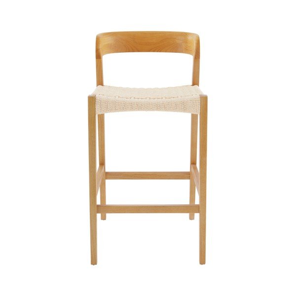 Barska stolica od čvrstog brijesta u prirodnoj boji (visine sjedala 65 cm) Vikdalen – Jotex-image-2