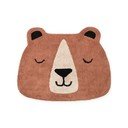 Smeđi periv/ručno rađen pamučan dječji tepih 101x120 cm Snuggle Benni – Hanse Home