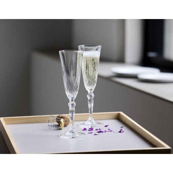Čaše u setu 4 kom za šampanjac 160 ml Melodia – Lyngby Glas-image-1