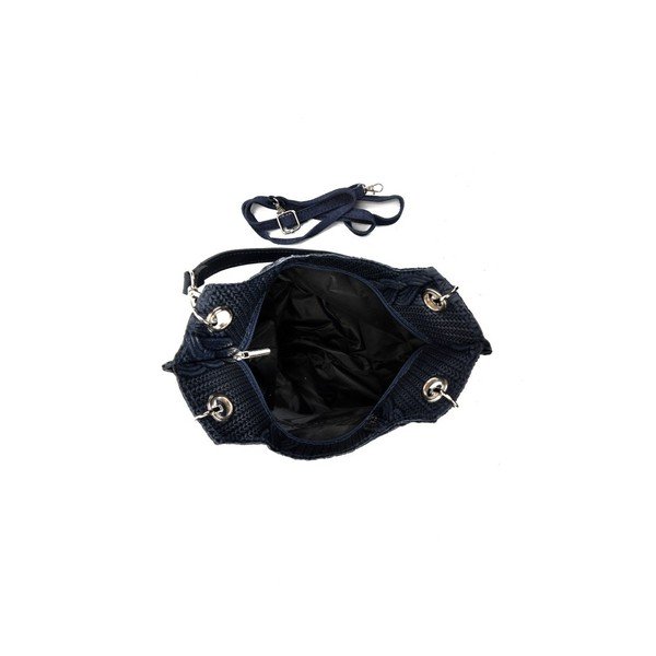 Plava kožna torba Mangotti Elsa-image-3