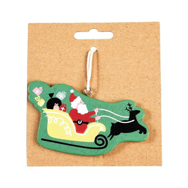 Drveni ukras za drvce Rex London Sleigh-image-2
