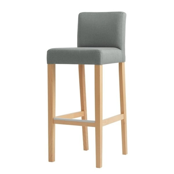 Siva barska stolica s prirodnim nogama Custom Form Wilton