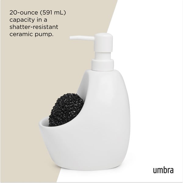 Bijeli keramički dozator sapuna 590 ml Joey – Umbra-image-3