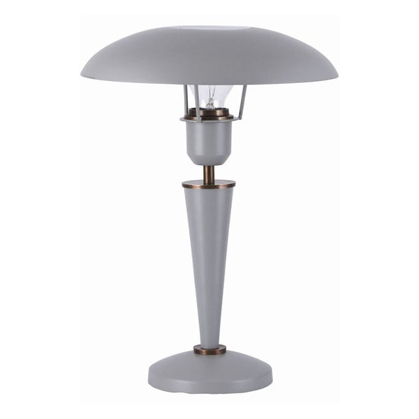 Opal siva stolna lampa