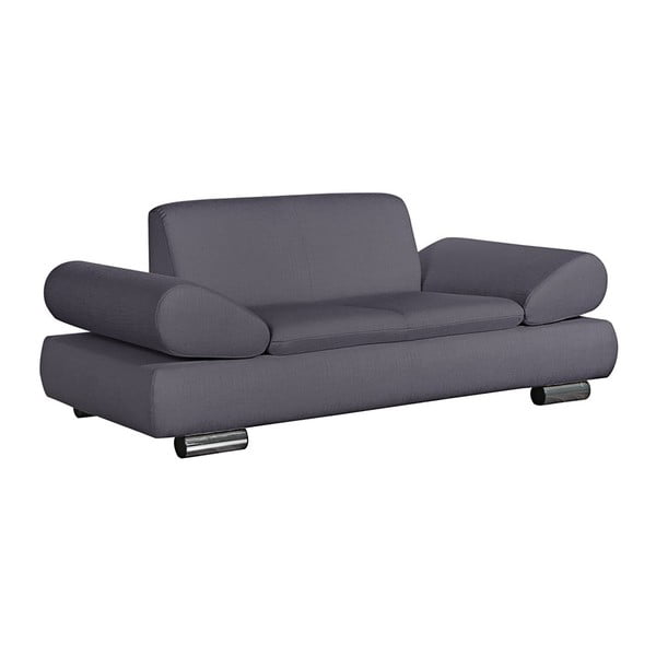 Siva sofa s podesivim naslonom za ruke Max Winzer Palm Bay, 190 cm