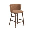 Podstavljena barska stolica boja terakote (visine sjedala 65 cm) Ciselia – Kave Home