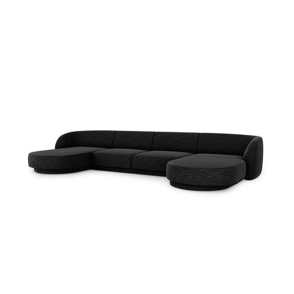 Antracit kutna garnitura Miley - Micadoni Home-image-3
