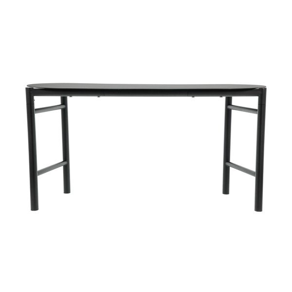 Crna metalna vrtna klupa Disc – Zone